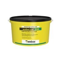weber.cal 286 (Kalk-Strukturspachtel) 0,5 mm - naturweiss