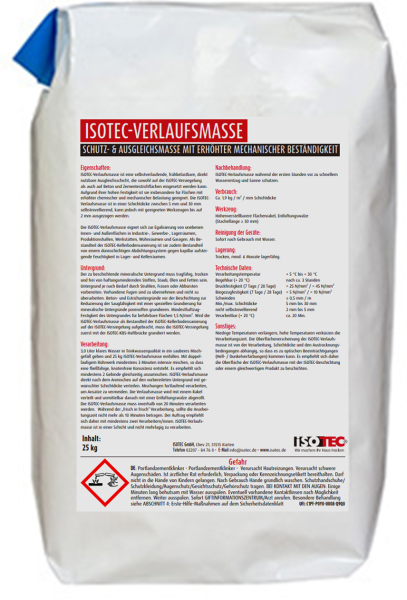 ISOTEC-Verlaufsmasse